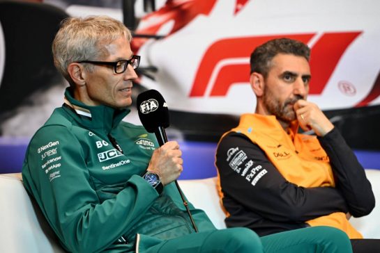 Mike Krack (LUX) Aston Martin F1 Team, Team Principal in the FIA Press Conference.
07.06.2024. Formula 1 World Championship, Rd 9, Canadian Grand Prix, Montreal, Canada, Practice Day.
- www.xpbimages.com, EMail: requests@xpbimages.com © Copyright: Price / XPB Images