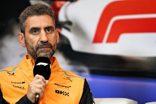 McLaren technical director Andre Stella.