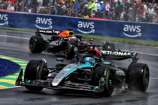 George Russell (GBR) Mercedes AMG F1 W15.
09.06.2024. Formula 1 World Championship, Rd 9, Canadian Grand Prix, Montreal, Canada, Race Day.
- www.xpbimages.com, EMail: requests@xpbimages.com © Copyright: Batchelor / XPB Images