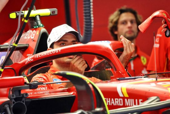 Carlos Sainz Jr (ESP) Ferrari SF-24.
20.06.2024. Formula 1 World Championship, Rd 10, Spanish Grand Prix, Barcelona, Spain, Preparation Day.
- www.xpbimages.com, EMail: requests@xpbimages.com © Copyright: Batchelor / XPB Images