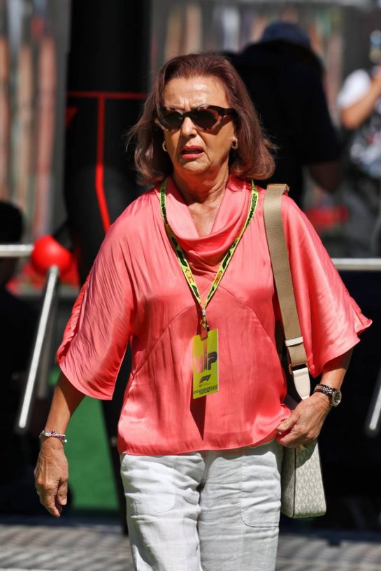 Ana Maria Diaz Martinez, mother of Fernando Alonso (ESP) Aston Martin F1 Team.
21.06.2024 Formula 1 World Championship, Rd 10, Spanish Grand Prix, Barcelona, Spain, Practice Day.
- www.xpbimages.com, EMail: requests@xpbimages.com © Copyright: Moy / XPB Images