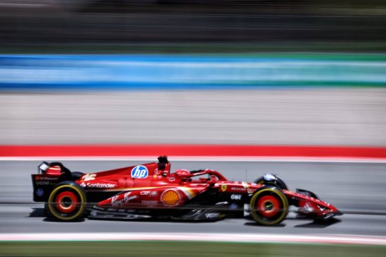 Charles Leclerc (MON) Ferrari SF-24.
21.06.2024 Formula 1 World Championship, Rd 10, Spanish Grand Prix, Barcelona, Spain, Practice Day.
- www.xpbimages.com, EMail: requests@xpbimages.com © Copyright: Charniaux / XPB Images