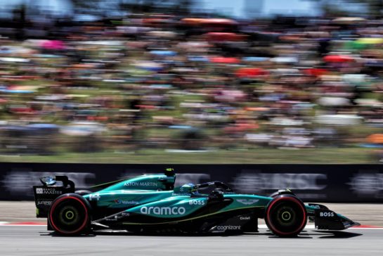 Fernando Alonso (ESP) Aston Martin F1 Team AMR24.
21.06.2024 Formula 1 World Championship, Rd 10, Spanish Grand Prix, Barcelona, Spain, Practice Day.
- www.xpbimages.com, EMail: requests@xpbimages.com © Copyright: Moy / XPB Images