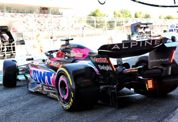 Esteban Ocon (FRA) Alpine F1 Team A524 leaves the pits. 21.06.2024 Formula 1 World Championship, Rd 10, Spanish Grand Prix, Barcelona, Spain, Practice Day. - www.xpbimages.com, EMail: requests@xpbimages.com © Copyright: Batchelor / XPB Images