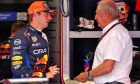 (L to R): Max Verstappen (NLD) Red Bull Racing with Dr Helmut Marko (AUT) Red Bull Motorsport Consultant. 21.06.2024 Formula 1 World Championship, Rd 10, Spanish Grand Prix, Barcelona, Spain, Practice Day. - www.xpbimages.com, EMail: requests@xpbimages.com © Copyright: Batchelor / XPB Images