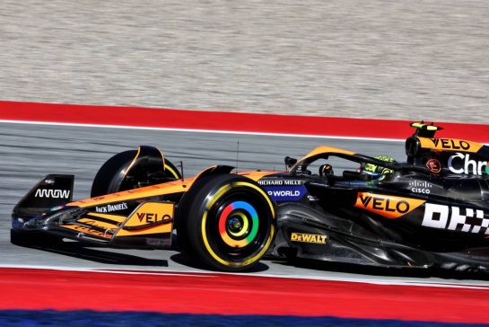 Lando Norris (GBR) McLaren MCL38.
21.06.2024 Formula 1 World Championship, Rd 10, Spanish Grand Prix, Barcelona, Spain, Practice Day.
- www.xpbimages.com, EMail: requests@xpbimages.com © Copyright: Coates / XPB Images
