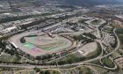 An aerial view of the circuit. 22.06.2024. Formula 1 World Championship, Rd 10, Spanish Grand Prix, Barcelona, Spain, Qualifying Day. - www.xpbimages.com, EMail: requests@xpbimages.com © Copyright: XPB Images