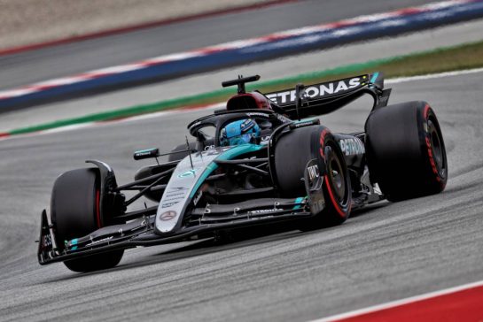 George Russell (GBR) Mercedes AMG F1 W15.
22.06.2024. Formula 1 World Championship, Rd 10, Spanish Grand Prix, Barcelona, Spain, Qualifying Day.
- www.xpbimages.com, EMail: requests@xpbimages.com © Copyright: Rew / XPB Images