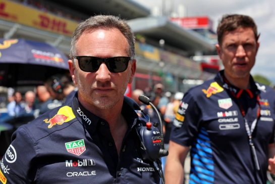 Christian Horner (GBR) Red Bull Racing Team Principal on the grid.
23.06.2024. Formula 1 World Championship, Rd 10, Spanish Grand Prix, Barcelona, Spain, Race Day.
- www.xpbimages.com, EMail: requests@xpbimages.com © Copyright: Rew / XPB Images