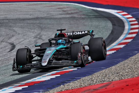 George Russell (GBR) Mercedes AMG F1 W15.
28.06.2024. Formula 1 World Championship, Rd 11, Austrian Grand Prix, Spielberg, Austria, Sprint Qualifying Day.
- www.xpbimages.com, EMail: requests@xpbimages.com © Copyright: Charniaux / XPB Images