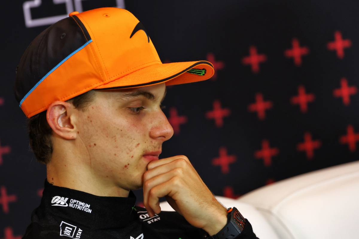 Oscar Piastri (AUS) McLaren in the post race FIA Press Conference. 30.06.2024. Formula 1 World Championship, Rd 11, Austrian Grand Prix, Spielberg, Austria, Race Day. - www.xpbimages.com, EMail: requests@xpbimages.com © Copyright: Coates / XPB Images