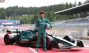 Crawford takes first steps in F1 with Aston Martin