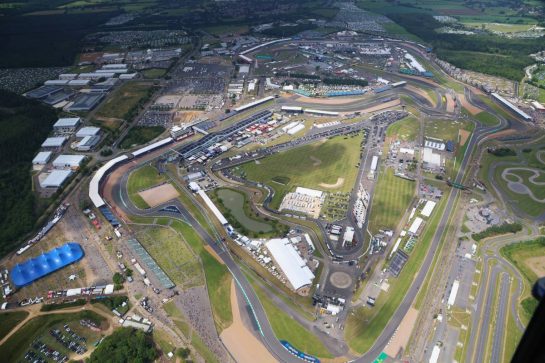 An aerial view of the circuit.
06.07.2024. Formula 1 World Championship, Rd 12, British Grand Prix, Silverstone, England, Qualifying Day.
- www.xpbimages.com, EMail: requests@xpbimages.com © Copyright: XPB Images