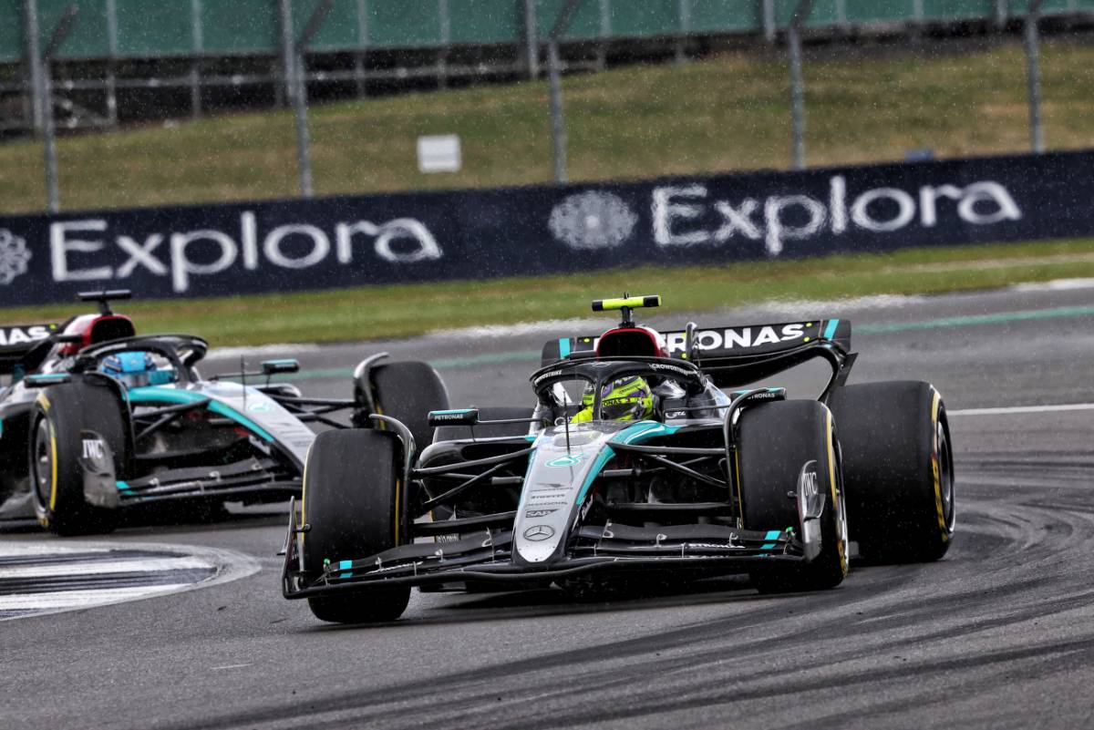 Lewis Hamilton (GBR) Mercedes AMG F1 W15. 07.07.2024. Formula 1 World Championship, Rd 12, British Grand Prix, Silverstone, England, Race Day. - www.xpbimages.com, EMail: requests@xpbimages.com © Copyright: Charniaux / XPB Images