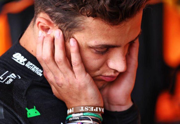 Lando Norris (GBR) McLaren. 21.07.2024. Formula 1 World Championship, Rd 13, Hungarian Grand Prix, Budapest, Hungary, Race Day. - www.xpbimages.com, EMail: requests@xpbimages.com © Copyright: Coates / XPB Images