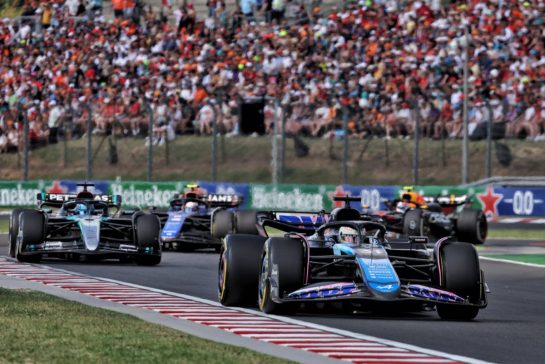 Esteban Ocon (FRA) Alpine F1 Team A524.
21.07.2024. Formula 1 World Championship, Rd 13, Hungarian Grand Prix, Budapest, Hungary, Race Day.
- www.xpbimages.com, EMail: requests@xpbimages.com © Copyright: Bearne / XPB Images