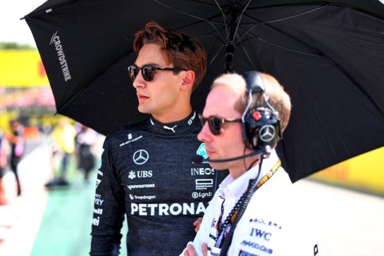 George Russell (GBR) Mercedes AMG F1 on the grid.
21.07.2024. Formula 1 World Championship, Rd 13, Hungarian Grand Prix, Budapest, Hungary, Race Day.
- www.xpbimages.com, EMail: requests@xpbimages.com © Copyright: Charniaux / XPB Images