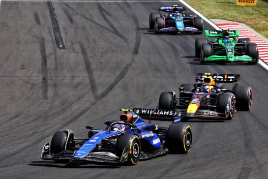 Logan Sargeant (USA) Williams Racing FW46.
21.07.2024. Formula 1 World Championship, Rd 13, Hungarian Grand Prix, Budapest, Hungary, Race Day.
- www.xpbimages.com, EMail: requests@xpbimages.com © Copyright: Charniaux / XPB Images