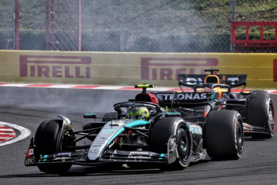 Lewis Hamilton (GBR) Mercedes AMG F1 W15.
21.07.2024. Formula 1 World Championship, Rd 13, Hungarian Grand Prix, Budapest, Hungary, Race Day.
- www.xpbimages.com, EMail: requests@xpbimages.com © Copyright: Charniaux / XPB Images