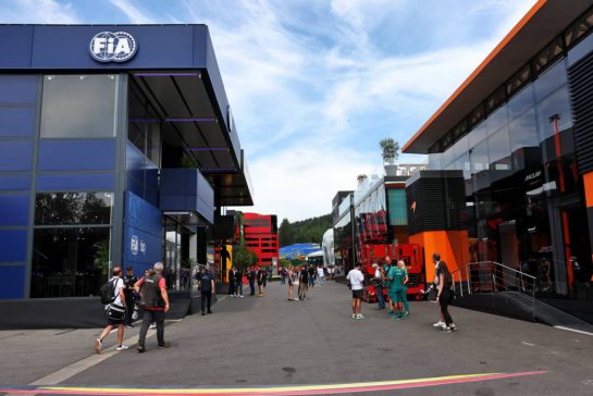 Paddock atmosphere.
25.07.2024. Formula 1 World Championship, Rd 14, Belgian Grand Prix, Spa Francorchamps, Belgium, Preparation Day.
- www.xpbimages.com, EMail: requests@xpbimages.com © Copyright: Rew / XPB Images