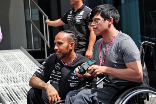 Lewis Hamilton (GBR) Mercedes AMG F1.
25.07.2024. Formula 1 World Championship, Rd 14, Belgian Grand Prix, Spa Francorchamps, Belgium, Preparation Day.
- www.xpbimages.com, EMail: requests@xpbimages.com © Copyright: Rew / XPB Images