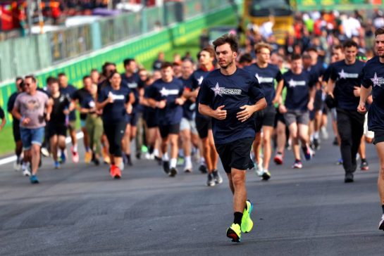 Pierre Gasly (FRA) Alpine F1 Team - Race for Anthoine.
25.07.2024. Formula 1 World Championship, Rd 14, Belgian Grand Prix, Spa Francorchamps, Belgium, Preparation Day.
- www.xpbimages.com, EMail: requests@xpbimages.com © Copyright: Rew / XPB Images
