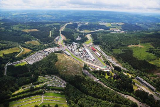 An aerial view of the circuit.
27.07.2024. Formula 1 World Championship, Rd 14, Belgian Grand Prix, Spa Francorchamps, Belgium, Qualifying Day.
- www.xpbimages.com, EMail: requests@xpbimages.com © Copyright: XPB Images