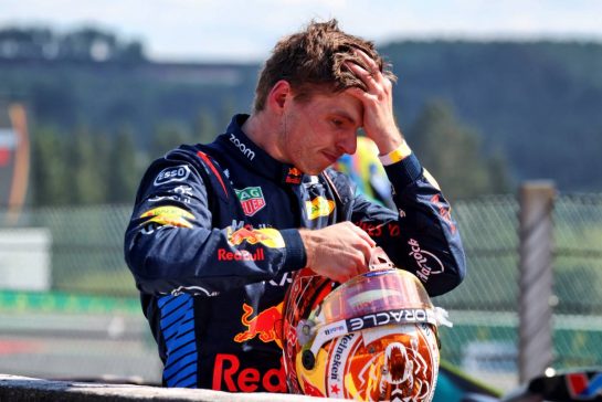 Max Verstappen (NLD) Red Bull Racing in parc ferme.
28.07.2024. Formula 1 World Championship, Rd 14, Belgian Grand Prix, Spa Francorchamps, Belgium, Race Day.
- www.xpbimages.com, EMail: requests@xpbimages.com © Copyright: Rew / XPB Images