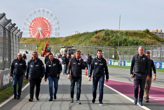 Niels Wittich (GER) FIA F1 Race Director (Right) walks the circuit.
22.08.2024. Formula 1 World Championship, Rd 15, Dutch Grand Prix, Zandvoort, Netherlands, Preparation Day.
- www.xpbimages.com, EMail: requests@xpbimages.com © Copyright: Moy / XPB Images