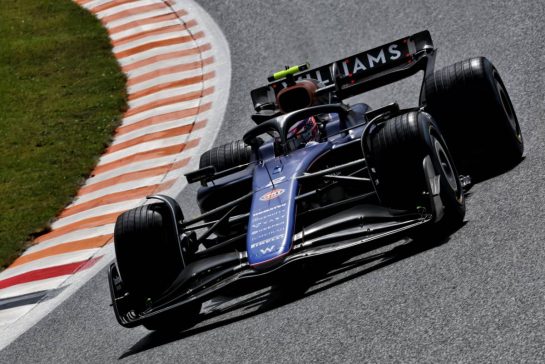 Logan Sargeant (USA) Williams Racing FW46.
23.08.2024. Formula 1 World Championship, Rd 15, Dutch Grand Prix, Zandvoort, Netherlands, Practice Day.
- www.xpbimages.com, EMail: requests@xpbimages.com © Copyright: Charniaux / XPB Images