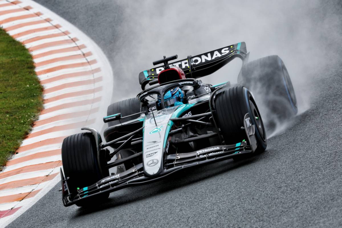 George Russell (GBR) Mercedes AMG F1 W15.
23.08.2024. Formula 1 World Championship, Rd 15, Dutch Grand Prix, Zandvoort, Netherlands, Practice Day.
- www.xpbimages.com, EMail: requests@xpbimages.com © Copyright: Charniaux / XPB Images