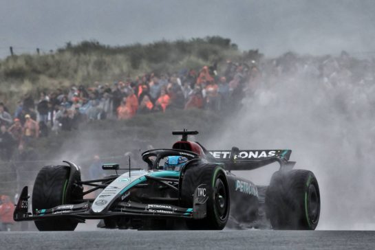 George Russell (GBR) Mercedes AMG F1 W15.
24.08.2024. Formula 1 World Championship, Rd 15, Dutch Grand Prix, Zandvoort, Netherlands, Qualifying Day.
- www.xpbimages.com, EMail: requests@xpbimages.com © Copyright: Moy / XPB Images