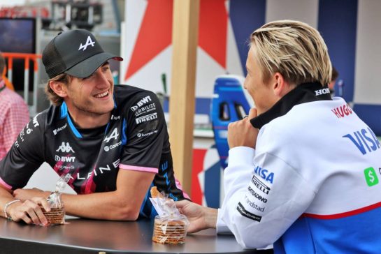 (L to R): Jack Doohan (AUS) Alpine F1 Team Reserve Driver with Liam Lawson (NZL) RB Reserve Driver.
25.08.2024. Formula 1 World Championship, Rd 15, Dutch Grand Prix, Zandvoort, Netherlands, Race Day.
- www.xpbimages.com, EMail: requests@xpbimages.com © Copyright: Moy / XPB Images
