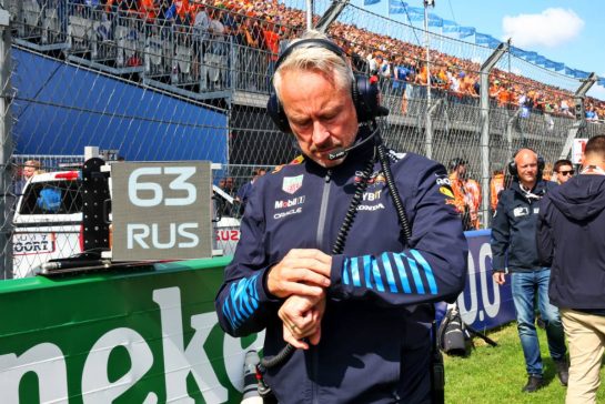 Jonathan Wheatley (GBR) Red Bull Racing Team Manager on the grid.
25.08.2024. Formula 1 World Championship, Rd 15, Dutch Grand Prix, Zandvoort, Netherlands, Race Day.
- www.xpbimages.com, EMail: requests@xpbimages.com © Copyright: Batchelor / XPB Images