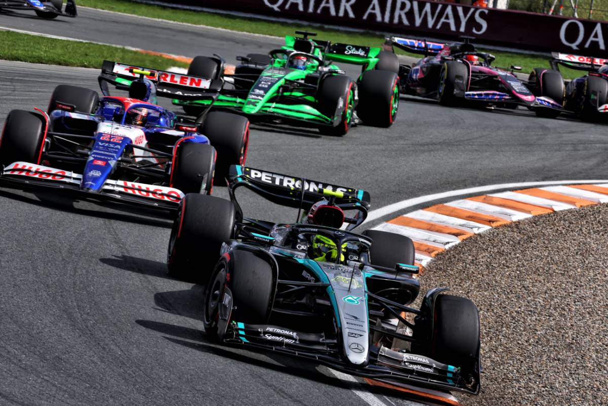 Lewis Hamilton (GBR) Mercedes AMG F1 W15. 25.08.2024. Formula 1 World Championship, Rd 15, Dutch Grand Prix, Zandvoort, Netherlands, Race Day. - www.xpbimages.com, EMail: requests@xpbimages.com © Copyright: Charniaux / XPB Images
