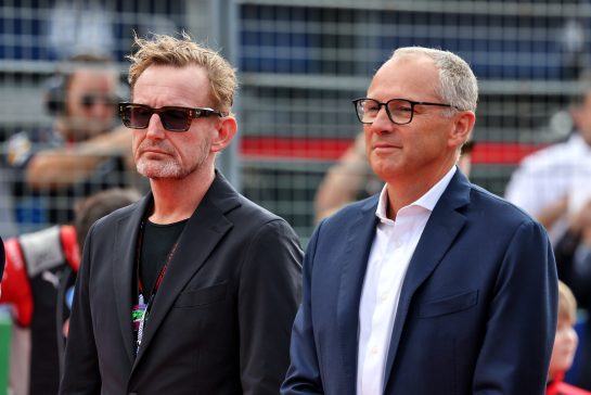 (L to R): Prince Bernhard of Orange-Nassau, van Vollenhoven (NLD) Zandvoort Circuit Co-Owner with Stefano Domenicali (ITA) Formula One President and CEO on the grid.
25.08.2024. Formula 1 World Championship, Rd 15, Dutch Grand Prix, Zandvoort, Netherlands, Race Day.
- www.xpbimages.com, EMail: requests@xpbimages.com © Copyright: Moy / XPB Images