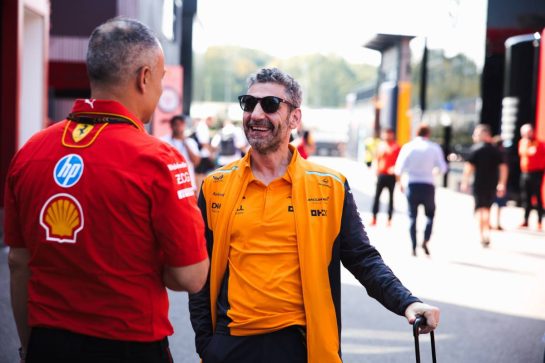 Andrea Stella (ITA) McLaren Team Principal.
29.08.2024. Formula 1 World Championship, Rd 16, Italian Grand Prix, Monza, Italy, Preparation Day.
- www.xpbimages.com, EMail: requests@xpbimages.com © Copyright: Bearne / XPB Images