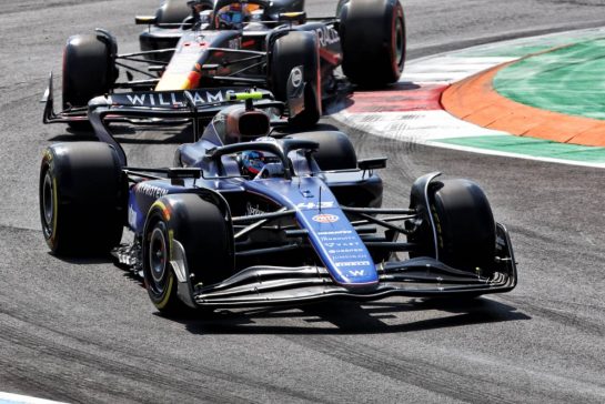 Franco Colapinto at the Italian GP at Monza on his F1 debut.