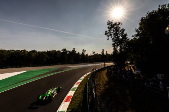 Zhou Guanyu (CHN) Sauber C44.
30.08.2024. Formula 1 World Championship, Rd 16, Italian Grand Prix, Monza, Italy, Practice Day.
- www.xpbimages.com, EMail: requests@xpbimages.com © Copyright: Bearne / XPB Images