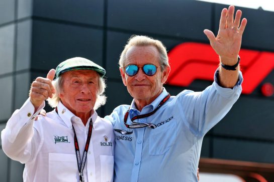 (L to R): Jackie Stewart (GBR) with Jacky Ickx (BEL).
01.09.2024. Formula 1 World Championship, Rd 16, Italian Grand Prix, Monza, Italy, Race Day.
- www.xpbimages.com, EMail: requests@xpbimages.com © Copyright: Coates / XPB Images