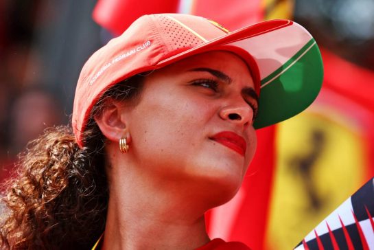 Circuit atmosphere - Ferrari fan.
01.09.2024. Formula 1 World Championship, Rd 16, Italian Grand Prix, Monza, Italy, Race Day.
- www.xpbimages.com, EMail: requests@xpbimages.com © Copyright: Coates / XPB Images