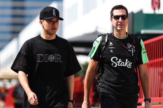 Guanyu Zhou (CHI), Sauber F1 Team 
12.09.2024. Formula 1 World Championship, Rd 17, Azerbaijan Grand Prix, Baku Street Circuit, Azerbaijan, Preparation Day.
- www.xpbimages.com, EMail: requests@xpbimages.com © Copyright: Charniaux / XPB Images