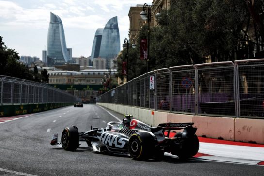 Nico Hulkenberg (GER) Haas VF-24.
13.09.2024. Formula 1 World Championship, Rd 17, Azerbaijan Grand Prix, Baku Street Circuit, Azerbaijan, Practice Day.
- www.xpbimages.com, EMail: requests@xpbimages.com © Copyright: Charniaux / XPB Images