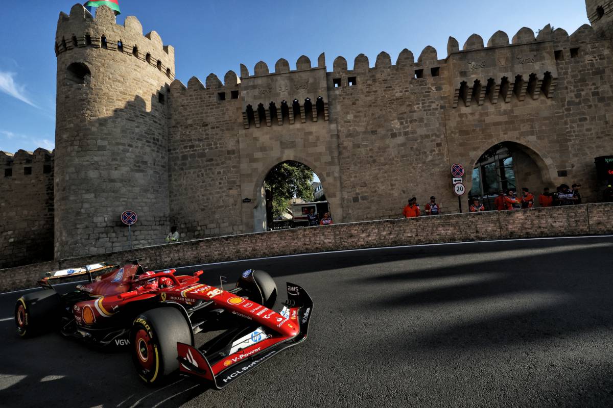 Charles Leclerc (MON) Ferrari SF-24.
13.09.2024. Formula 1 World Championship, Rd 17, Azerbaijan Grand Prix, Baku Street Circuit, Azerbaijan, Practice Day.
- www.xpbimages.com, EMail: requests@xpbimages.com © Copyright: Bearne / XPB Images