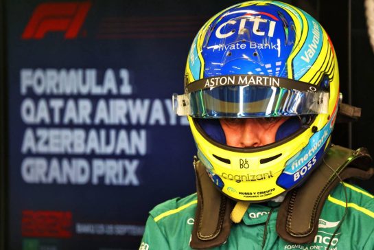 Fernando Alonso (ESP) Aston Martin F1 Team.
13.09.2024. Formula 1 World Championship, Rd 17, Azerbaijan Grand Prix, Baku Street Circuit, Azerbaijan, Practice Day.
- www.xpbimages.com, EMail: requests@xpbimages.com © Copyright: Batchelor / XPB Images