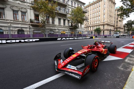 Carlos Sainz Jr (ESP) Ferrari SF-24.
14.09.2024. Formula 1 World Championship, Rd 17, Azerbaijan Grand Prix, Baku Street Circuit, Azerbaijan, Qualifying Day.
- www.xpbimages.com, EMail: requests@xpbimages.com © Copyright: Charniaux / XPB Images