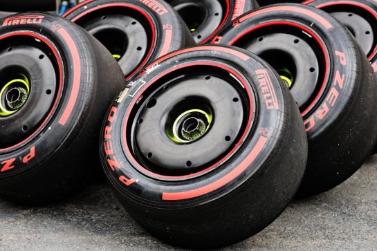 Pirelli tyres.
14.09.2024. Formula 1 World Championship, Rd 17, Azerbaijan Grand Prix, Baku Street Circuit, Azerbaijan, Qualifying Day.
- www.xpbimages.com, EMail: requests@xpbimages.com © Copyright: Batchelor / XPB Images