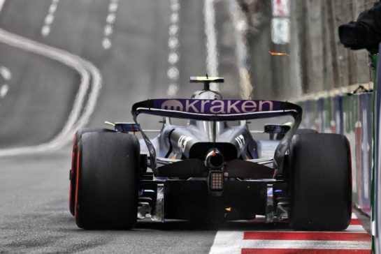 Franco Colapinto (ARG) Williams Racing FW46.
14.09.2024. Formula 1 World Championship, Rd 17, Azerbaijan Grand Prix, Baku Street Circuit, Azerbaijan, Qualifying Day.
- www.xpbimages.com, EMail: requests@xpbimages.com © Copyright: Coates / XPB Images