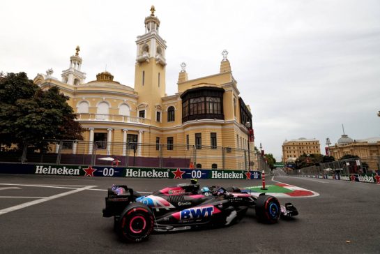 Pierre Gasly (FRA) Alpine F1 Team A524.
14.09.2024. Formula 1 World Championship, Rd 17, Azerbaijan Grand Prix, Baku Street Circuit, Azerbaijan, Qualifying Day.
- www.xpbimages.com, EMail: requests@xpbimages.com © Copyright: Coates / XPB Images