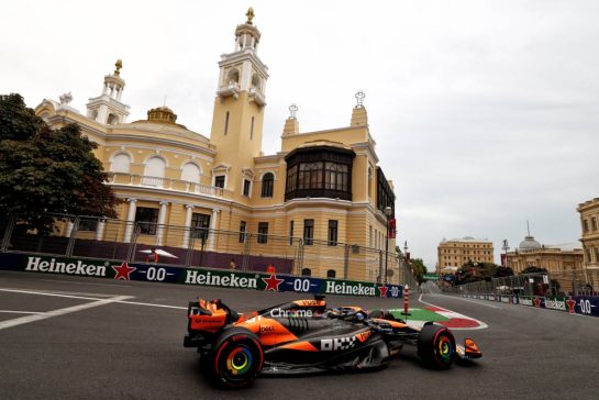 Oscar Piastri (AUS) McLaren MCL38.
14.09.2024. Formula 1 World Championship, Rd 17, Azerbaijan Grand Prix, Baku Street Circuit, Azerbaijan, Qualifying Day.
- www.xpbimages.com, EMail: requests@xpbimages.com © Copyright: Coates / XPB Images